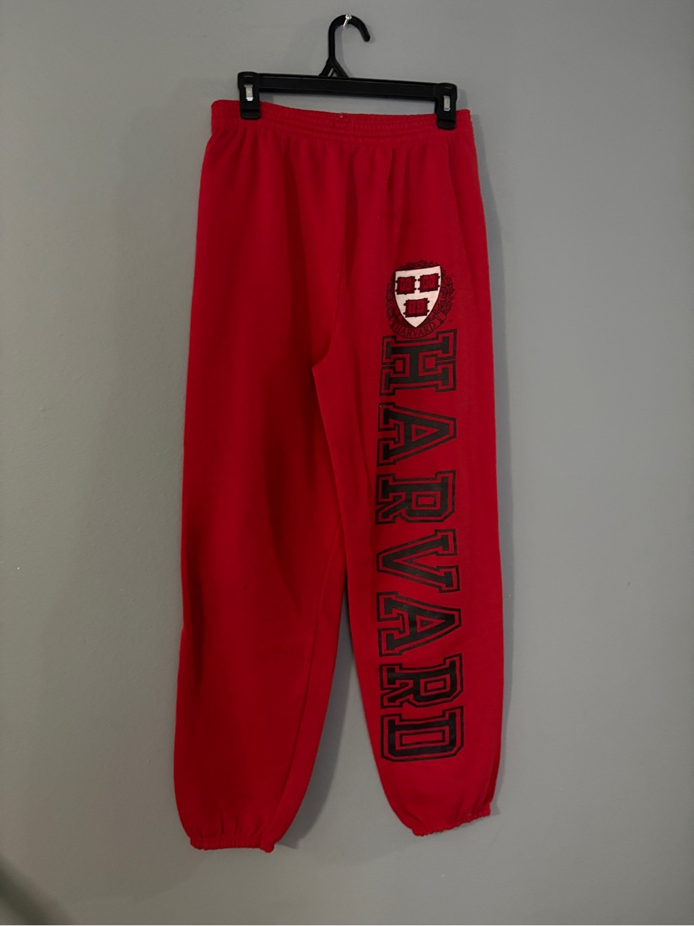Tultex Red Kids Joggers with Side Lettering and Crest